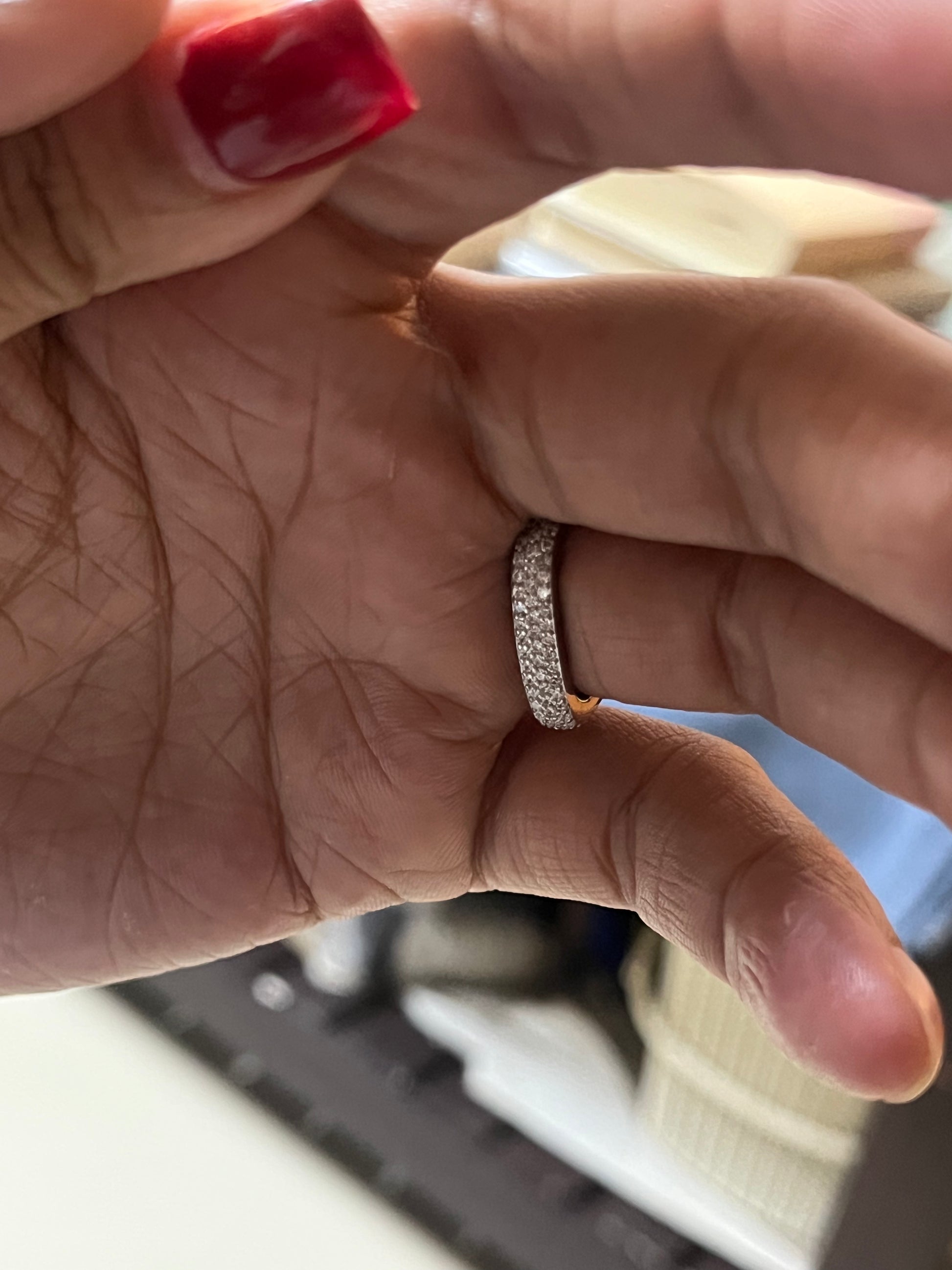 Square Pavé Ring