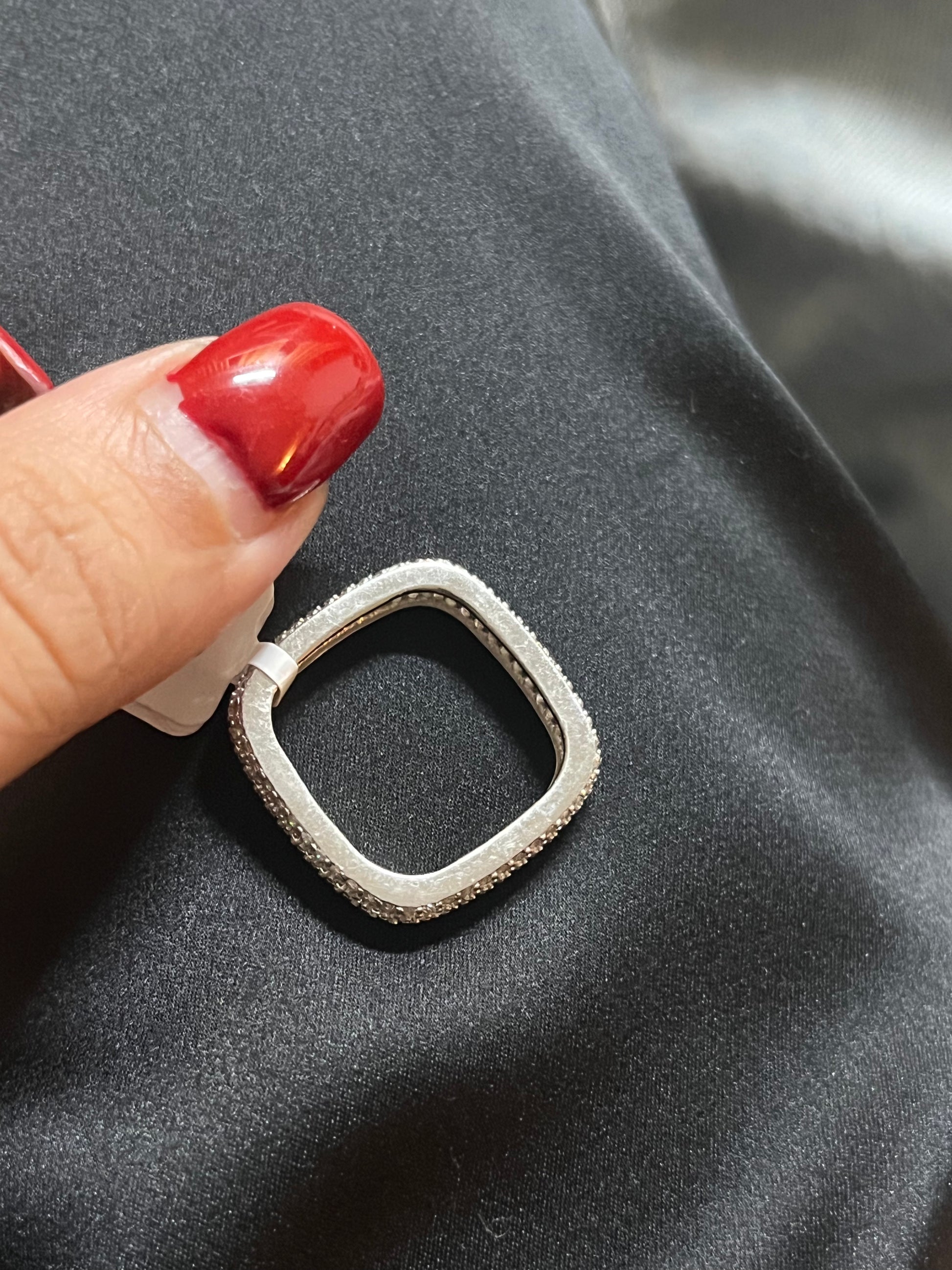 Square Pavé Ring