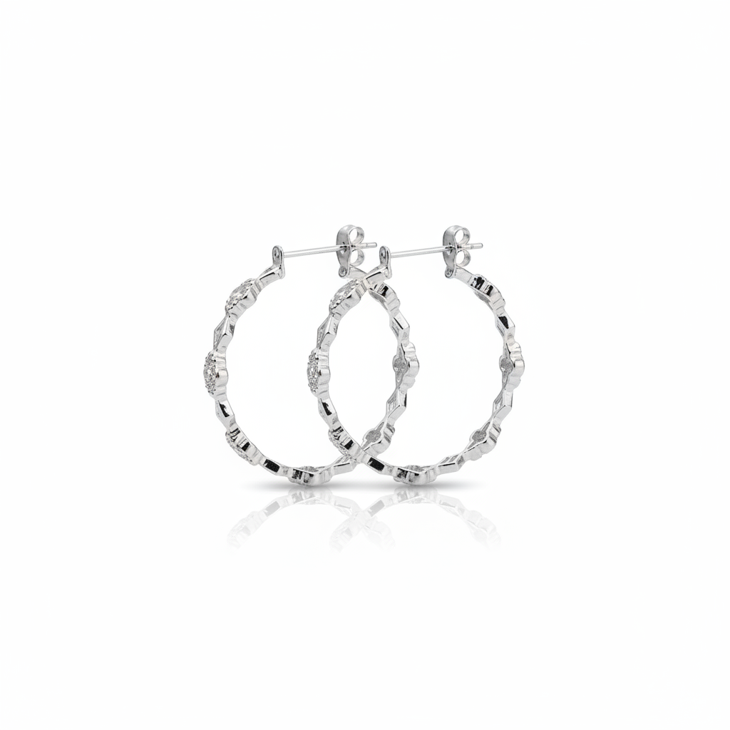 Van Flower Hoops