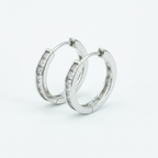 Square Whisper Band
 Hoops-Mini