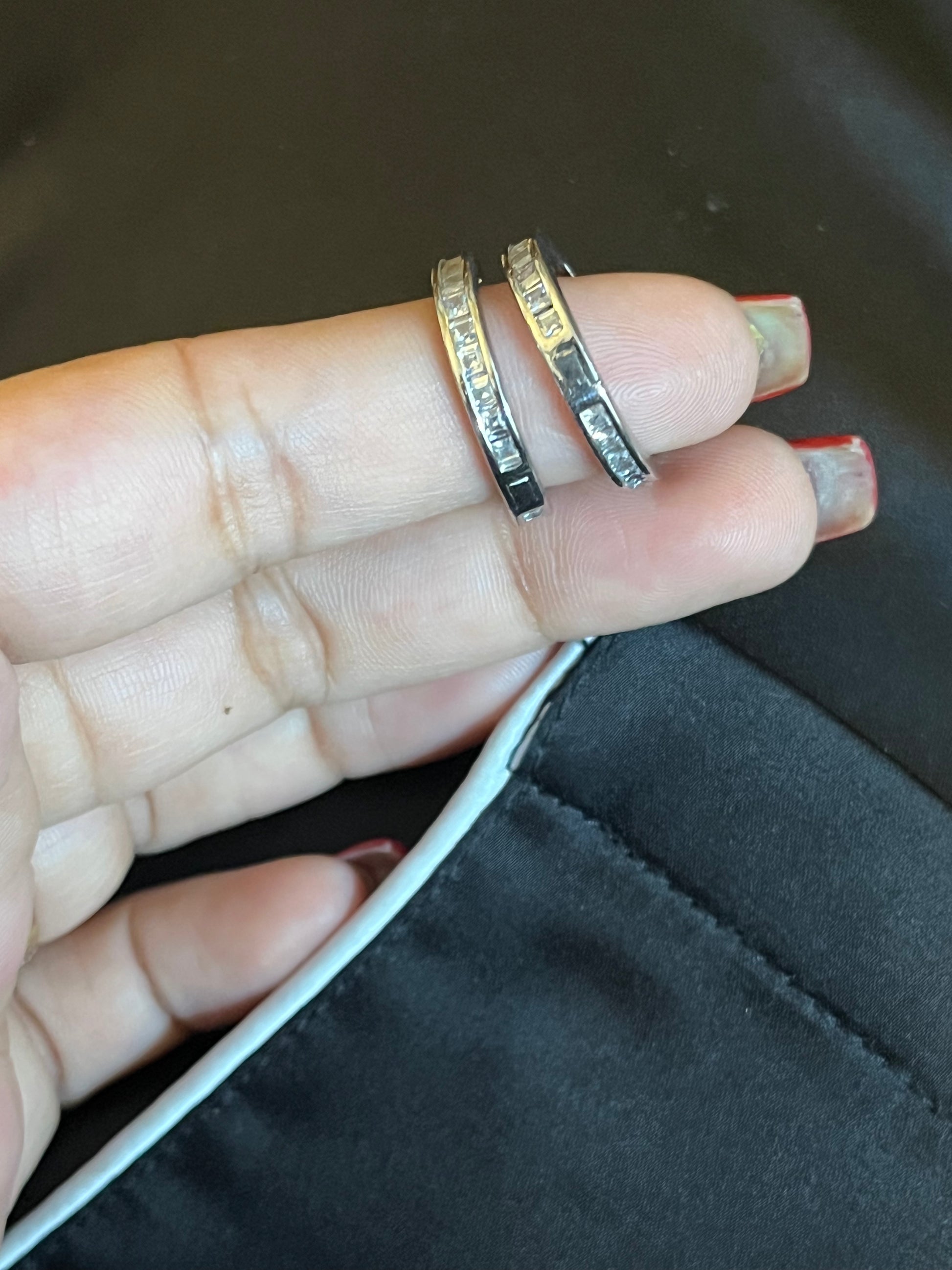 Square Whisper Band
 Hoops-Mini
