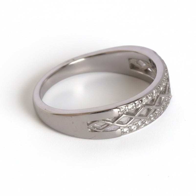 Lattice Pavé Band