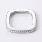 Square Pavé Thin Band