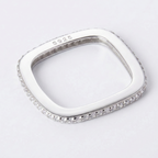 Square Pavé Thin Band