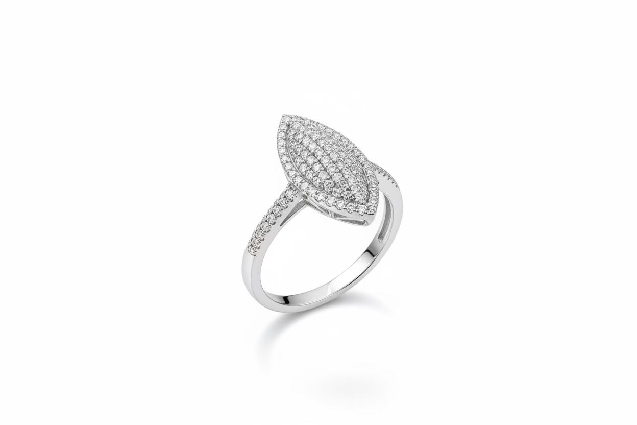Marquise Pavé Ring