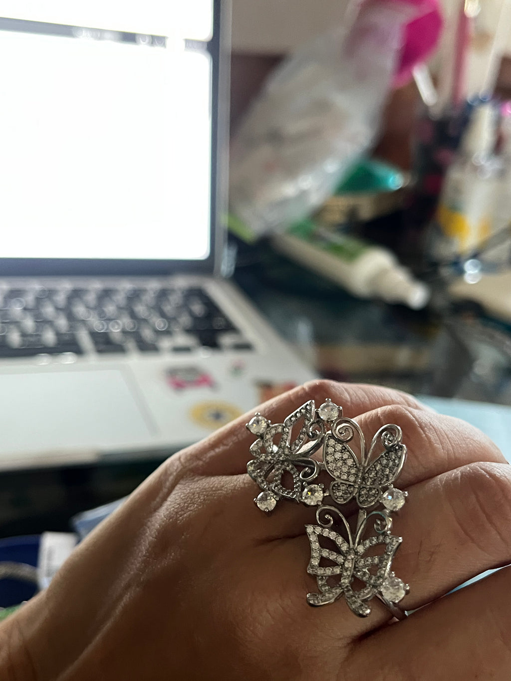 Butterfly Reign Cocktail Ring