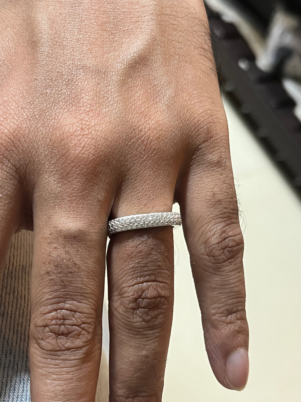 Square Pavé Ring