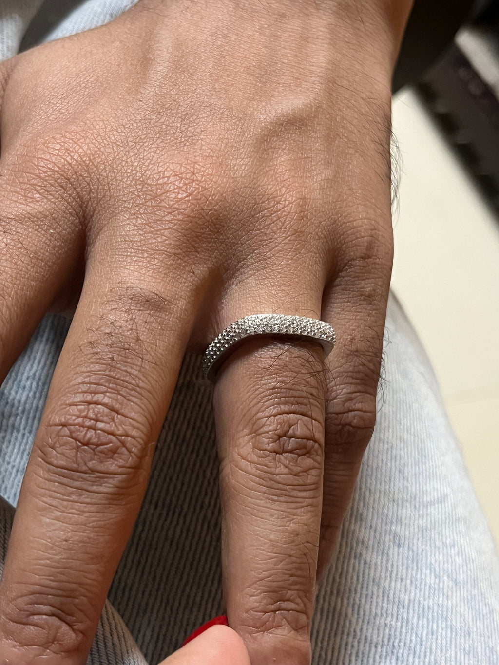 Square Pavé Ring