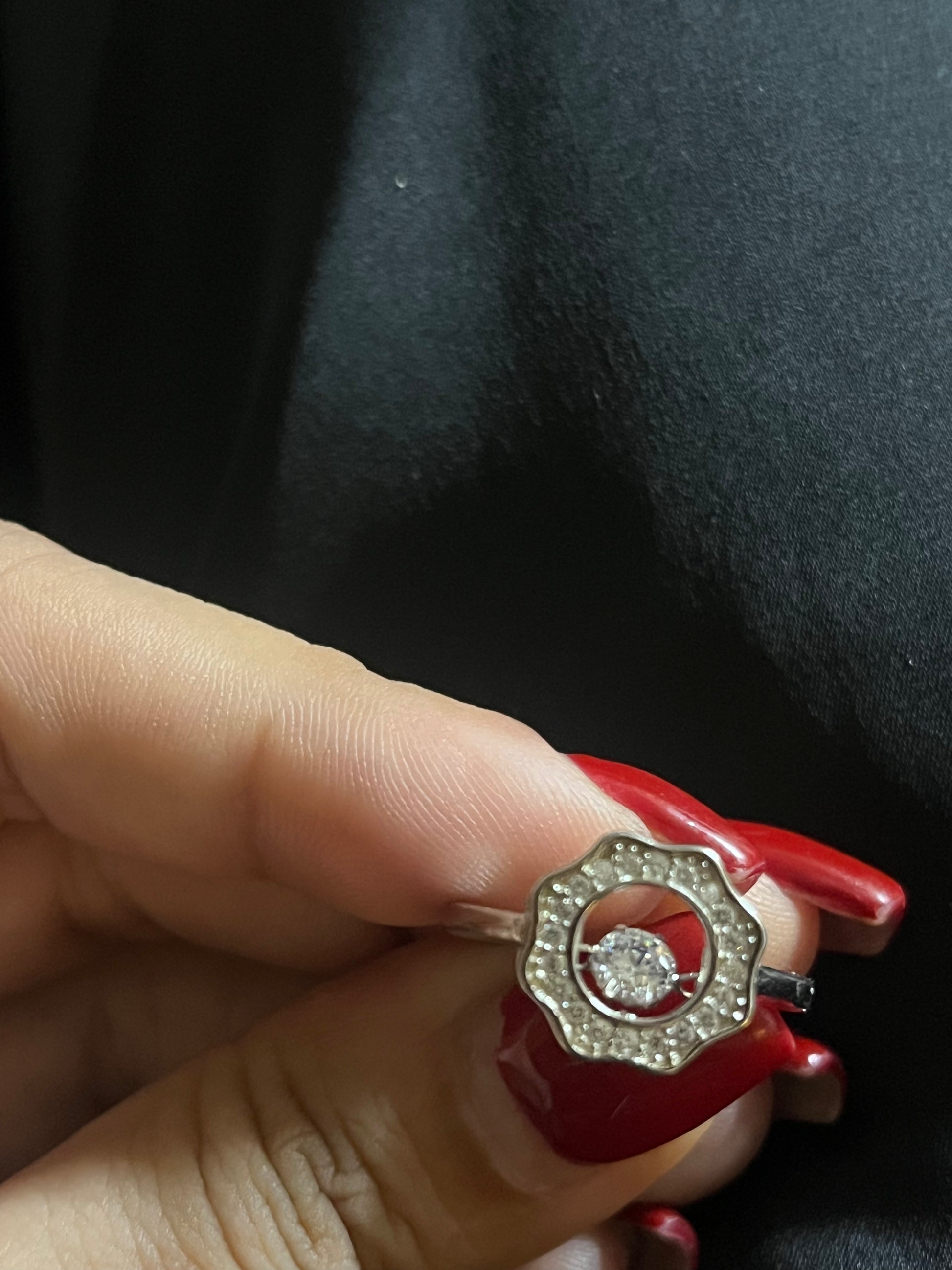 Floral Orbit Ring