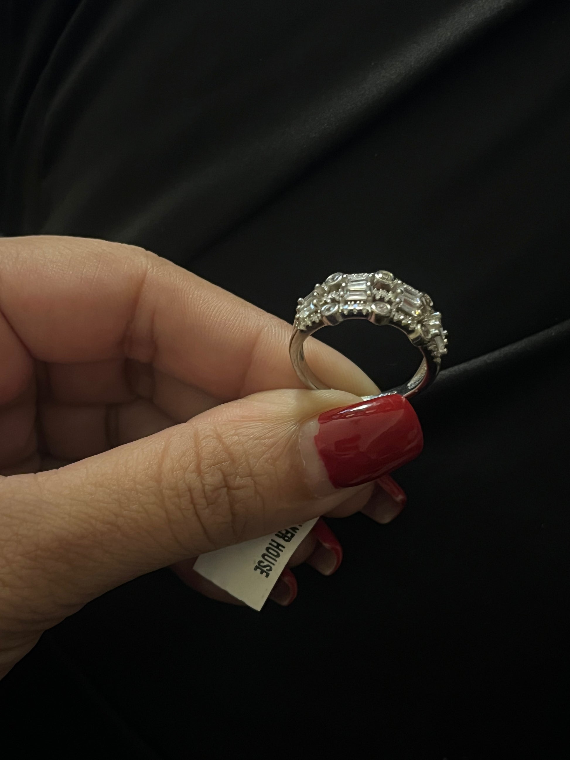 Art Deco Illusion Baguette Ring