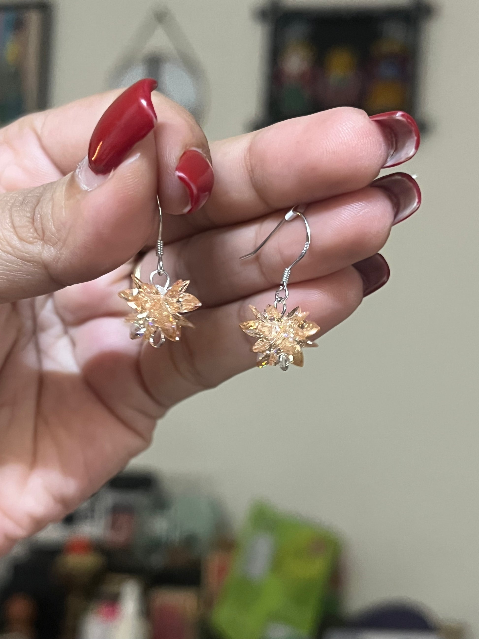 Solar Flare Crystal Drops