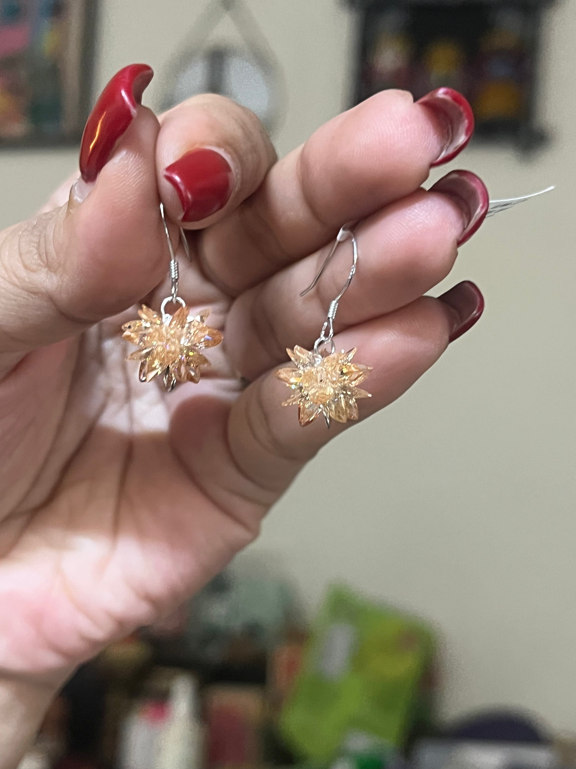 Solar Flare Crystal Drops