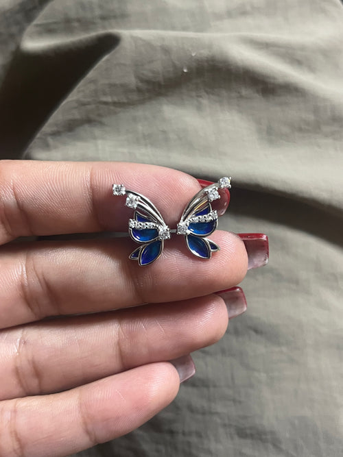 Azure Flutter Studs