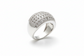 Radiant Crown Pavé Ring