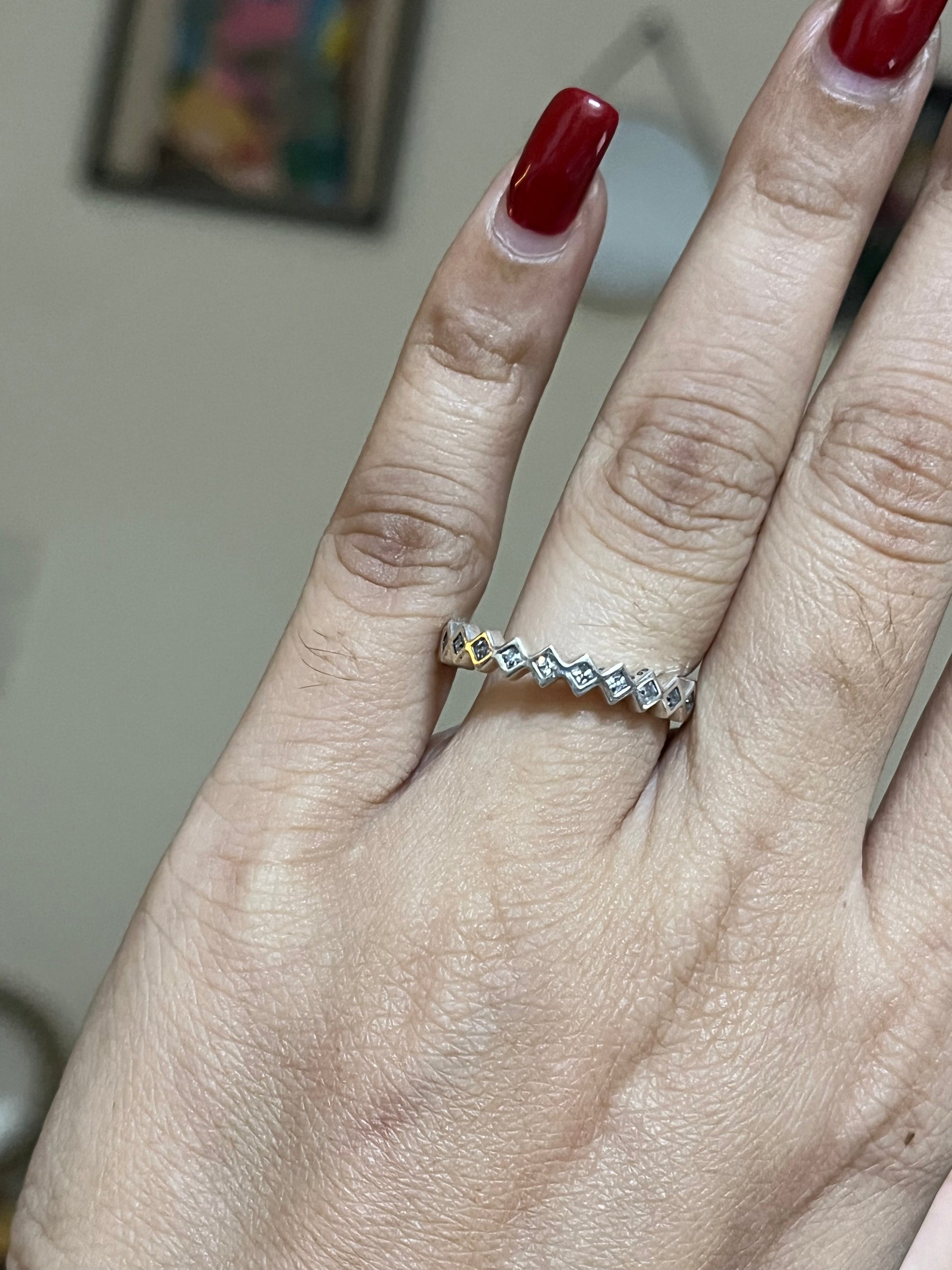 Diagonal Square Ring