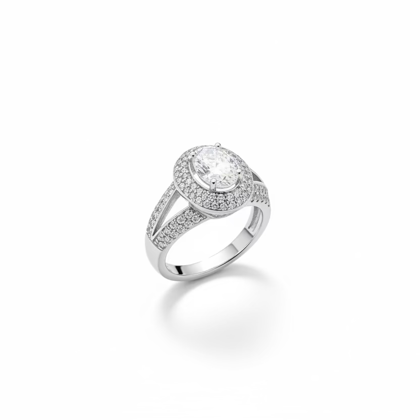 Halo Crown Ring