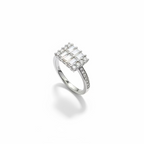 Grid Baguette Ring