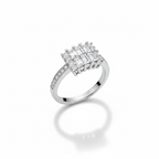 Grid Baguette Ring