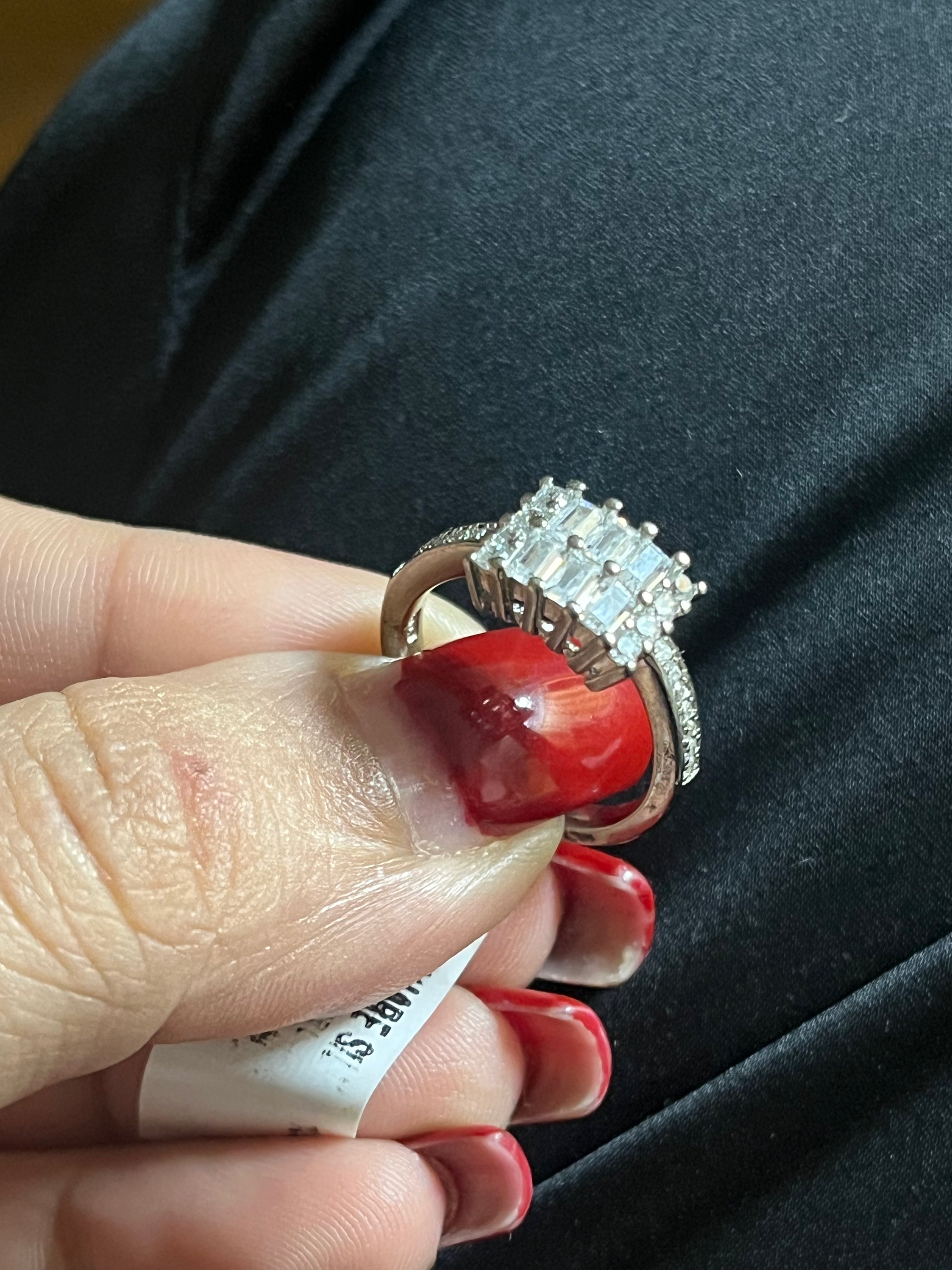 Grid Baguette Ring