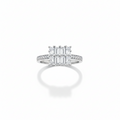 Grid Baguette Ring