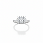 Grid Baguette Ring