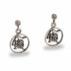 Lion Drop Earrings