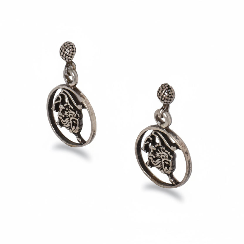 Lion Drop Earrings