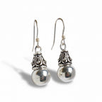Dome Drop Hook Earrings