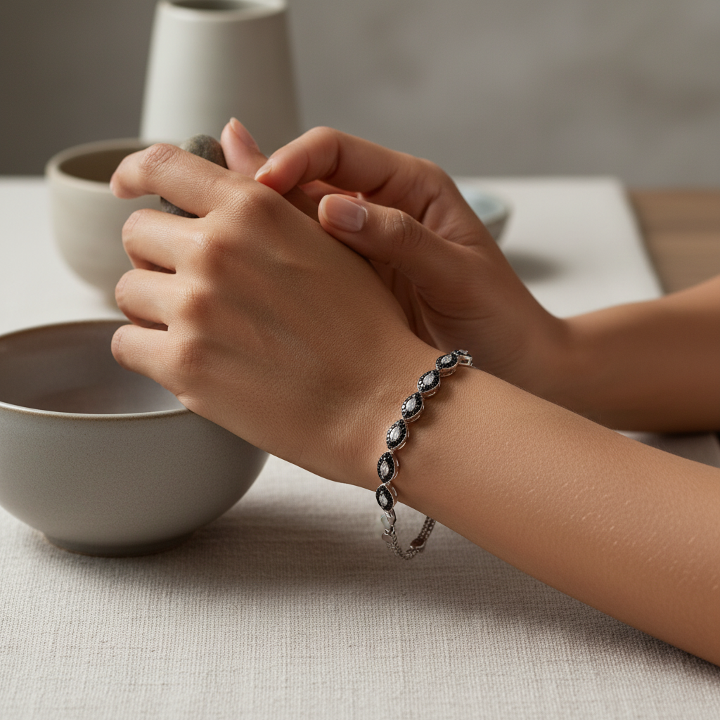 Noir Élise Bracelet