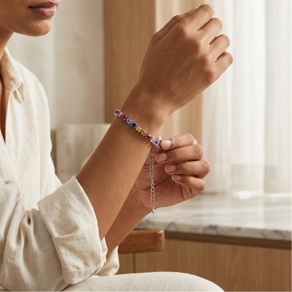 Prism Tennis Bracelet