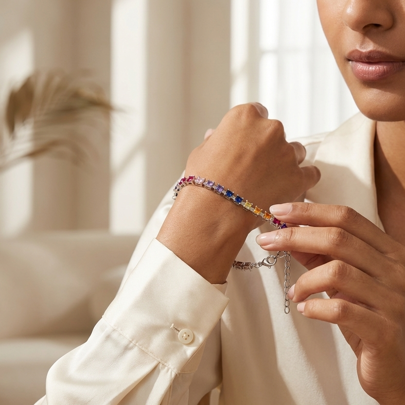 Prism Tennis Bracelet