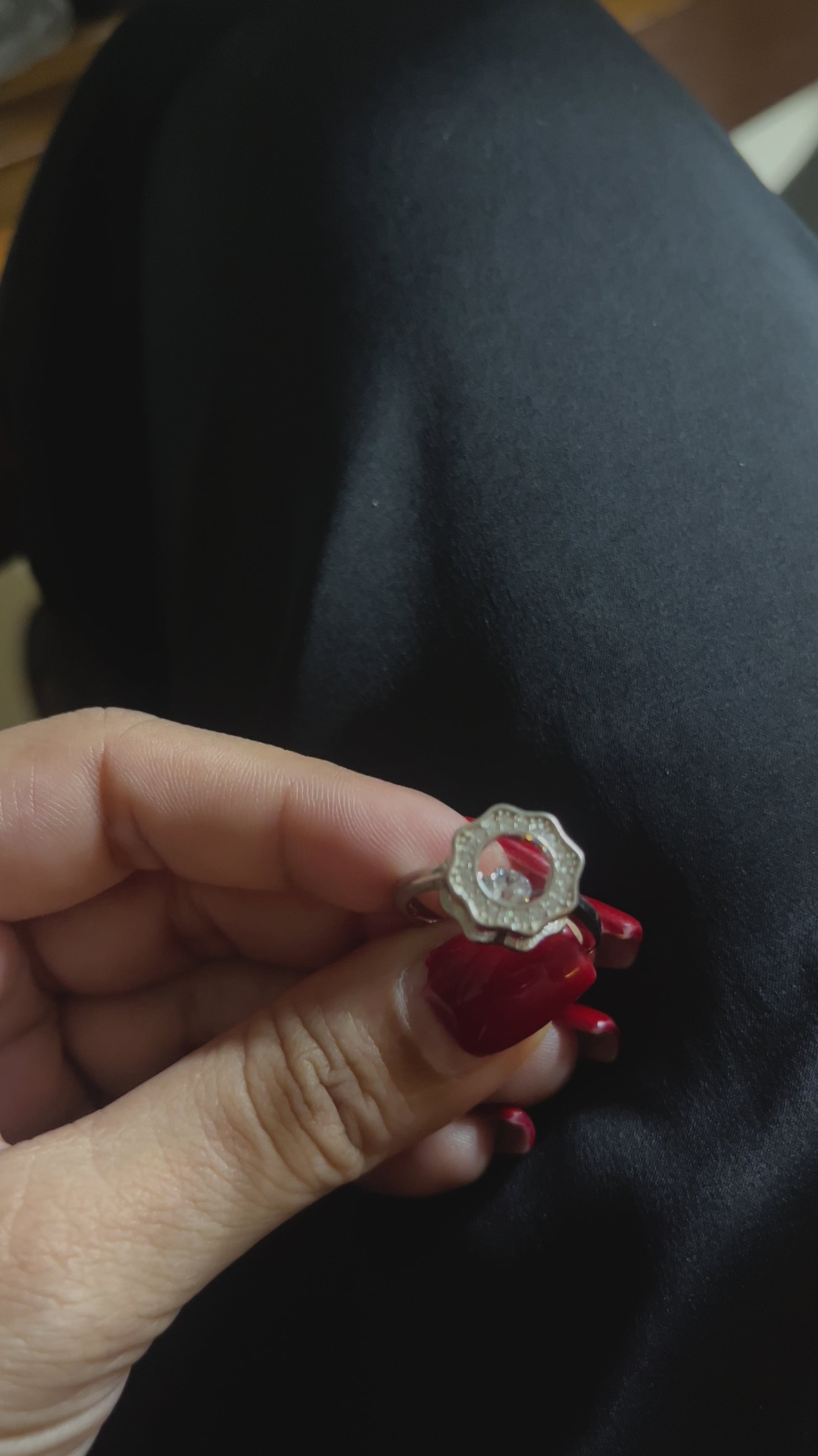 Floral Orbit Ring